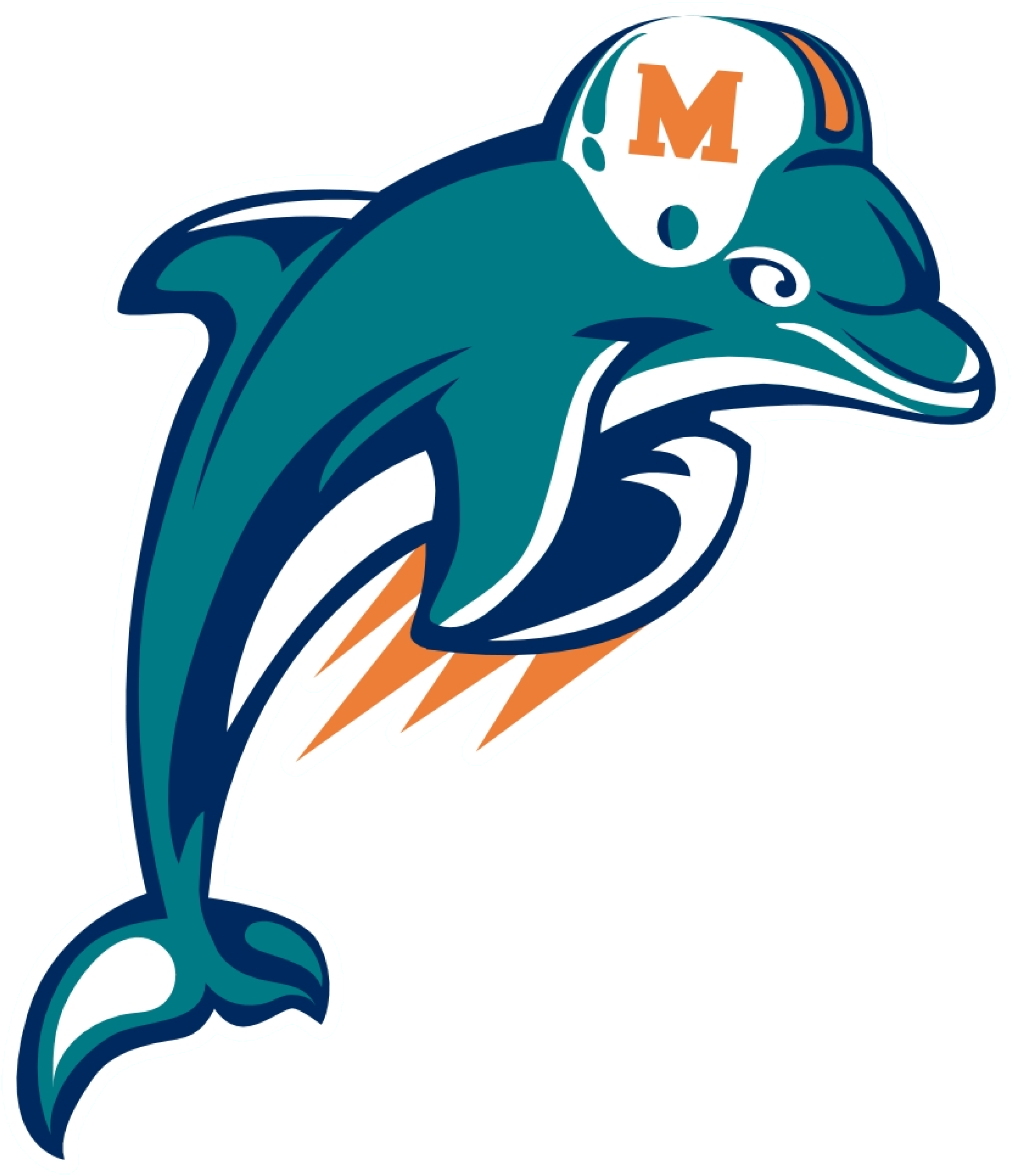 Miami Dolphins Http - 1997 Miami Dolphins Logo (2309x2684), Png Download