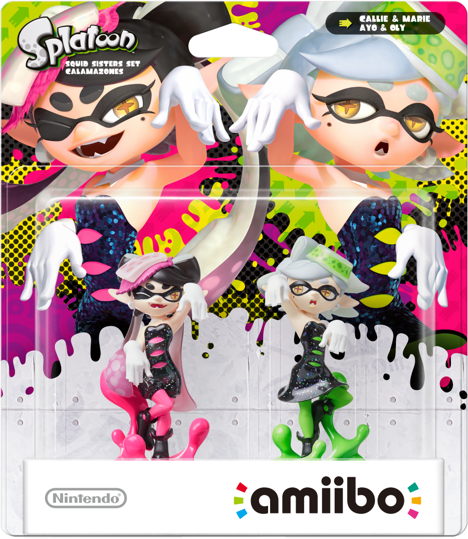 Callie And Marie Box Bundle - Amiibo Splatoon Squid Sisters Pack (1080x1216), Png Download