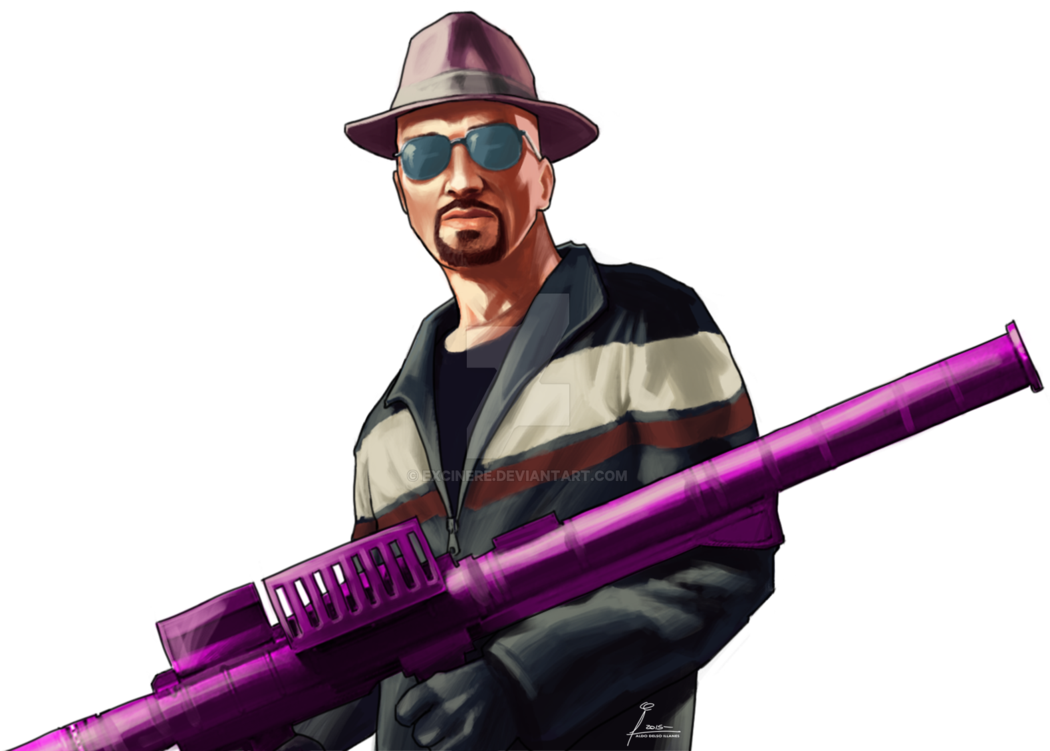 Gta 5 Png Images Clip Art Black And White - Png De Gta V (1064x750), Png Download