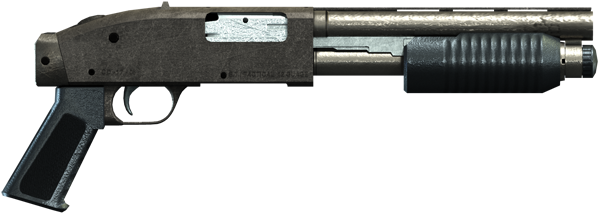 Sawnoffshotgun-gta5 - Caçadeira De Canos Serrados (760x290), Png Download