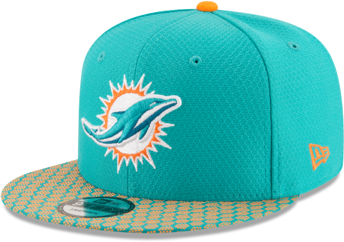 Miami Dolphins New Era 2017 Sideline Official 59fifty - Caps Miami Dolphins Nfl Sideline 9fifty Snapback - (640x360), Png Download