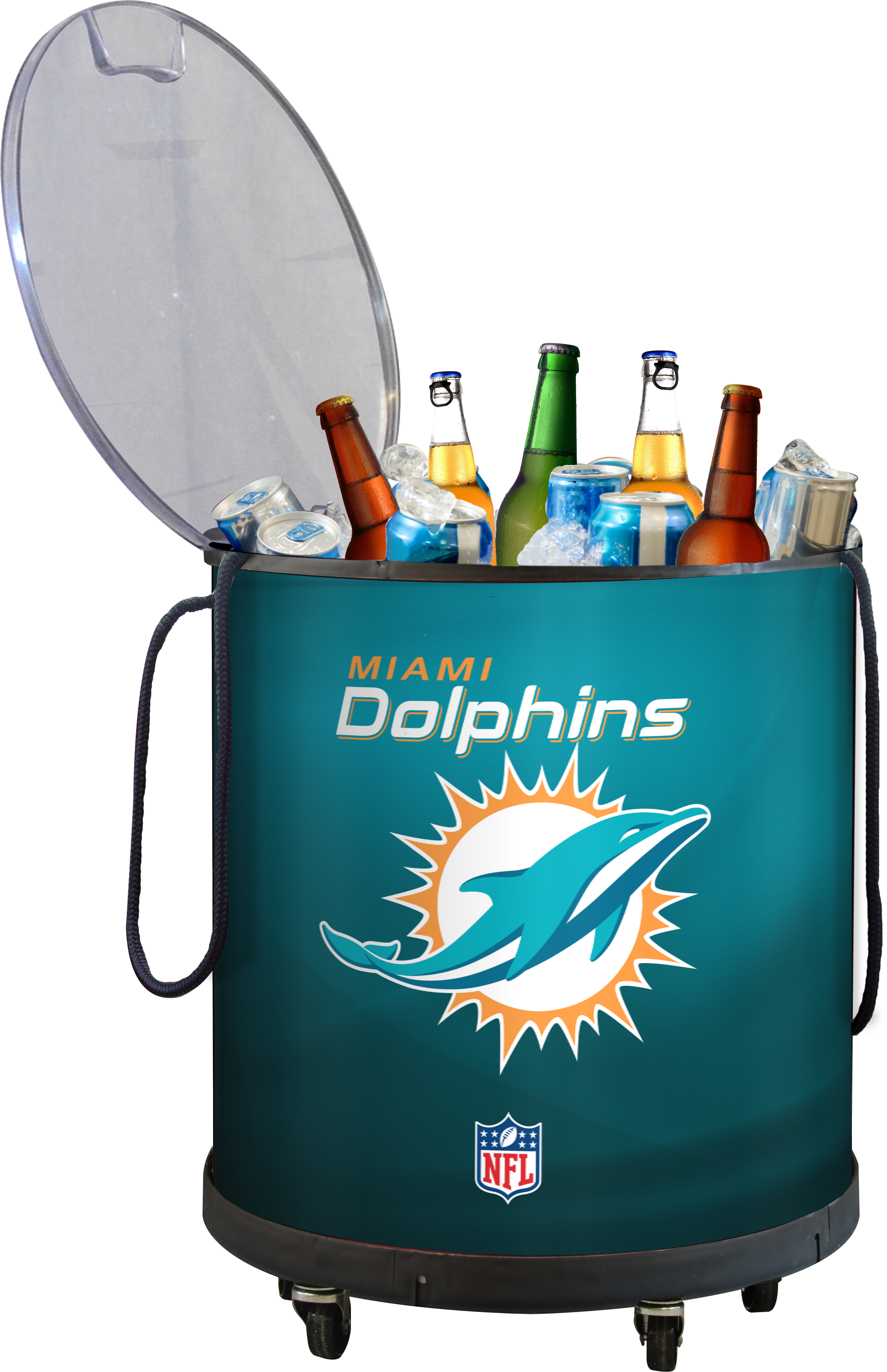 Looking For A New Way To Show Some Team Spirit Put - Fremont Die Nfl 2-sided House Banner Nfl Team: Miami (3848x4842), Png Download