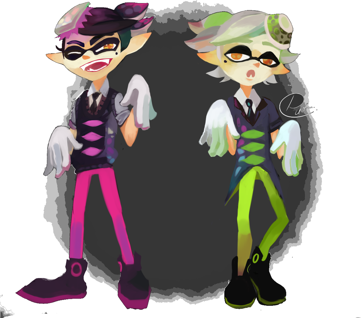 A Proposal For A Final Update - Splatoon Squid Brothers (1200x1050), Png Download