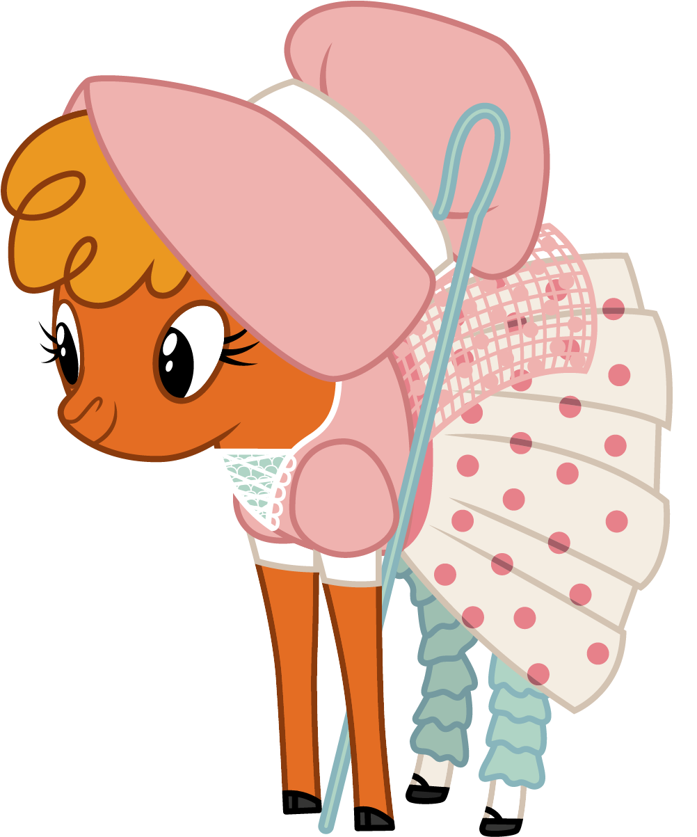 Cloudyglow, Bo Peep, Clothes, Clothes Swap, Cosplay, - Little Strongheart Mlp Vector (1001x1213), Png Download