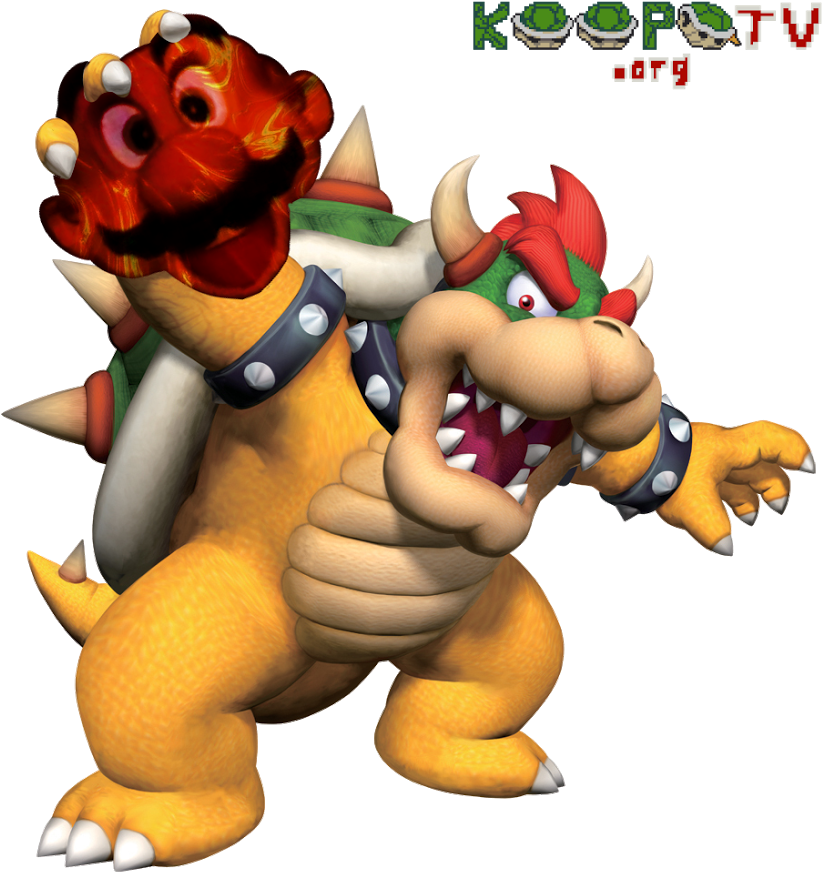 Mario Head Decapitated Bloody Nintendo King Bowser - Monster From Super Mario (833x878), Png Download