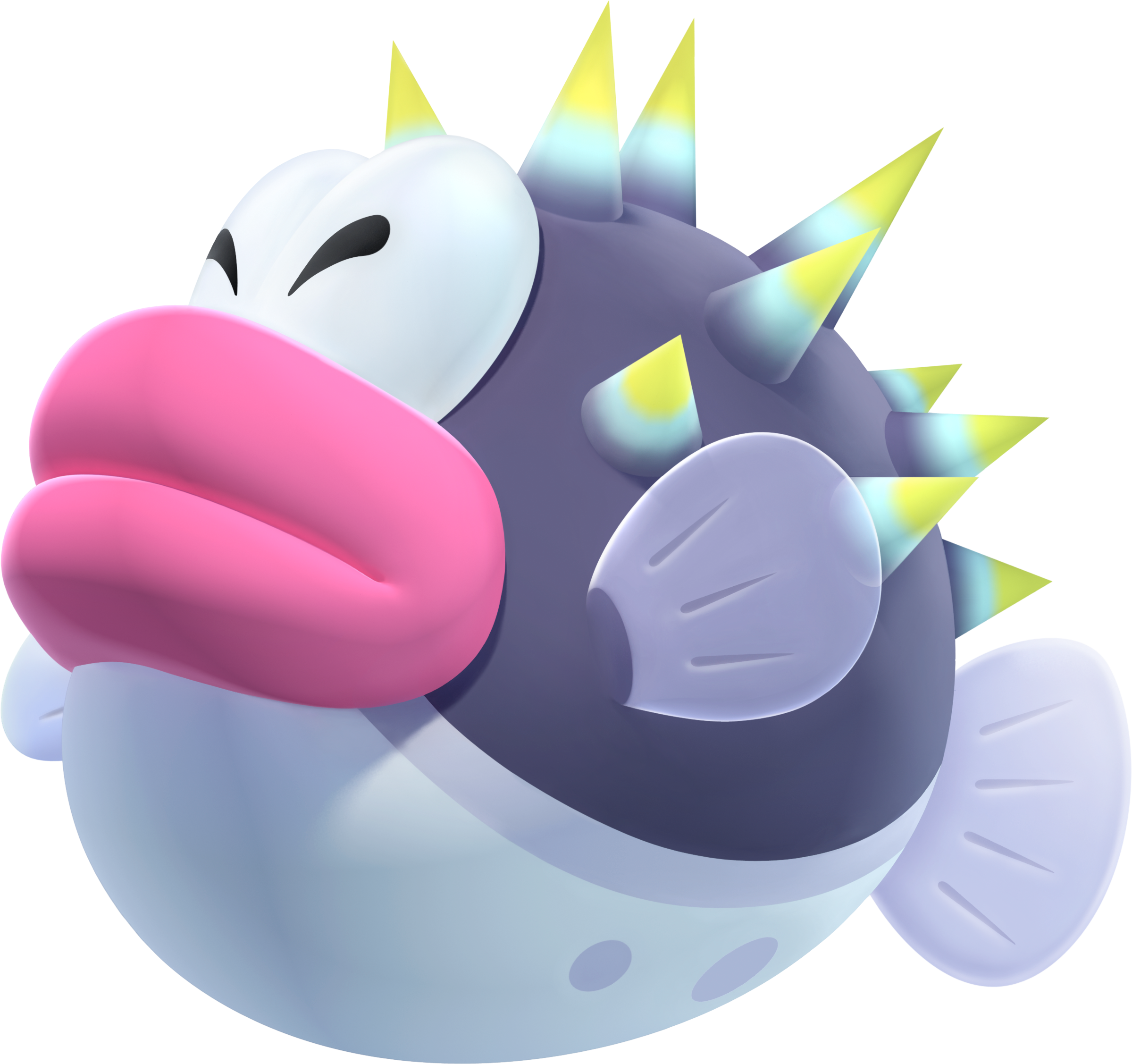 Super Mario Fish - Mario Bros Cheep Cheep (2399x2254), Png Download