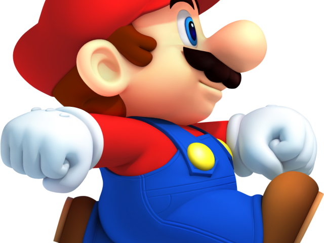 Mario Bros Clipart Mario Background - Walking Mario Png Gif (640x480), Png Download