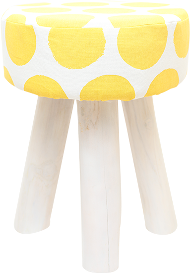 310109 Holter Yellow Dot Stool - Stool (600x600), Png Download