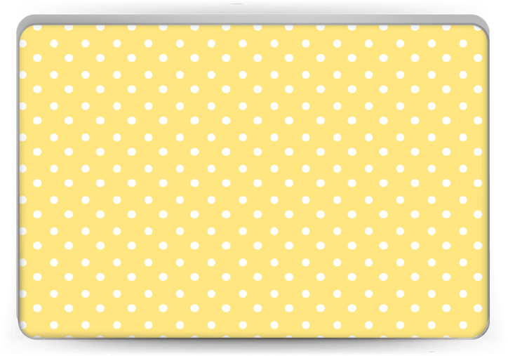 Yellow And White Dots - Illustration (800x533), Png Download