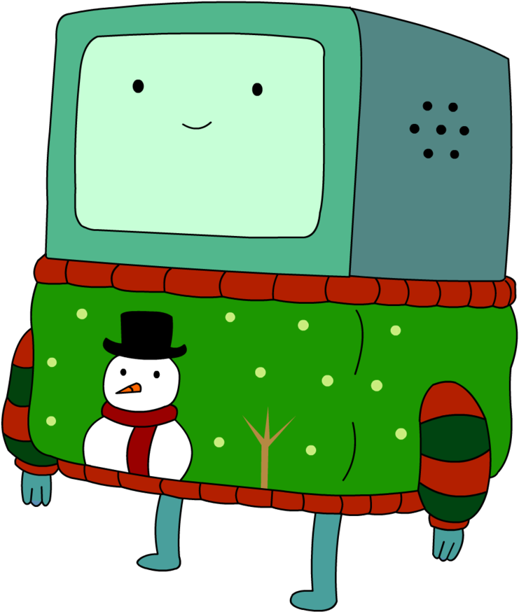 Christmas Bmo - Bmo Adventure Time Christmas (894x894), Png Download