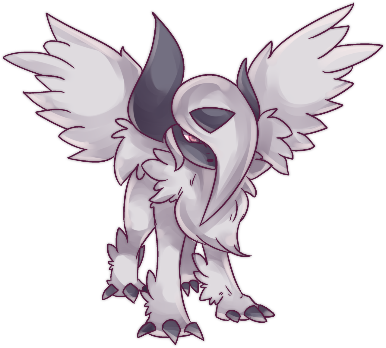 Mega Absol - Mega Absol Png (1280x1154), Png Download