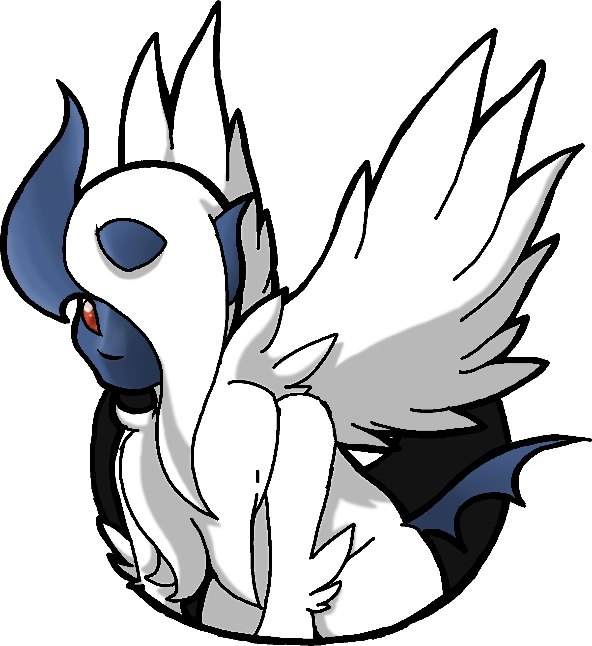 Mega By Cheshyrekitten On Deviantart - Absol (2756x2887), Png Download