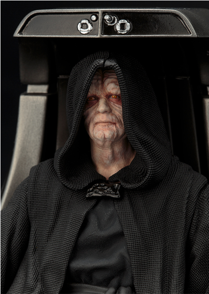 Star Wars - Star Wars Artfx+ Statue 1/10 Emperor Palpatine 15 Cm (600x600), Png Download