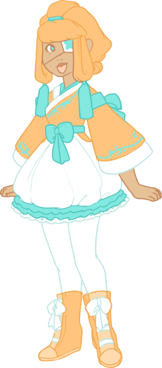 A Jirachi Custom She's A Cute Magical Girl - Jirachi (330x750), Png Download