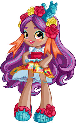 Rosa-0 - Shopkins World Vacation Rosa Pinata (300x400), Png Download