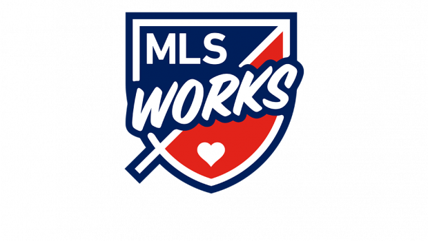 Mls Works, Major League Soccer's Community Outreach - Mls Logo Dc United (620x350), Png Download