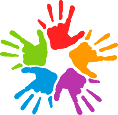 Kindergarten Registration For 2018-2019 School Year - Colorful Hands Clip Art (400x390), Png Download