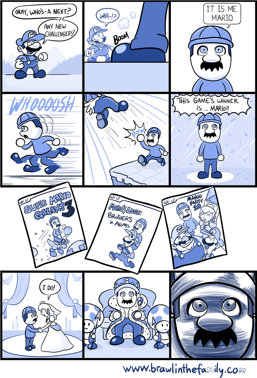 This May Have Happened Dozens Of Times Before, And - Brawl In The Family It Is Me Mario (900x1332), Png Download