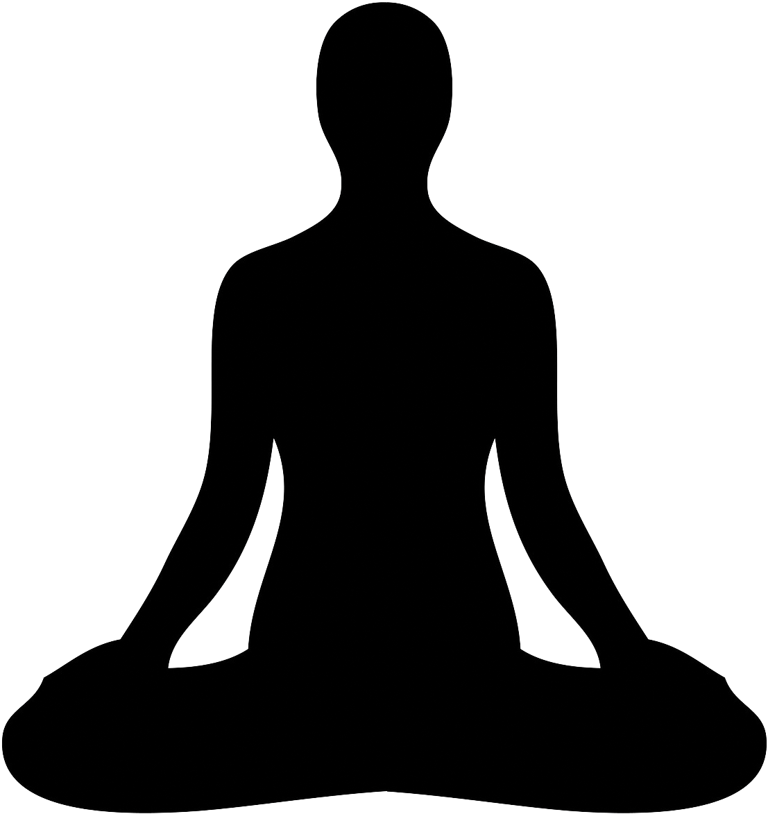 Meditation Clipart Icon - Meditate Clip Art (1280x1280), Png Download