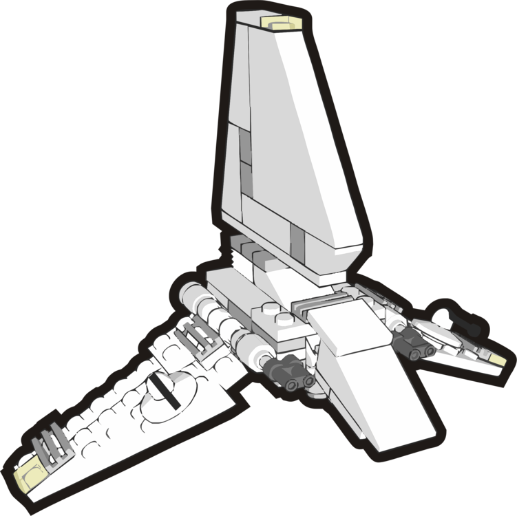 Imperial Shuttle Drawing Computer Icons Line Art Star - Stars Wars Gif Png (751x750), Png Download