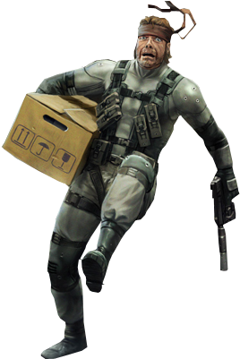 Solid Running Render By - Solid Snake Funny Png (288x472), Png Download