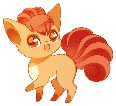 Vulpix - Vulpix Kawaii (400x383), Png Download