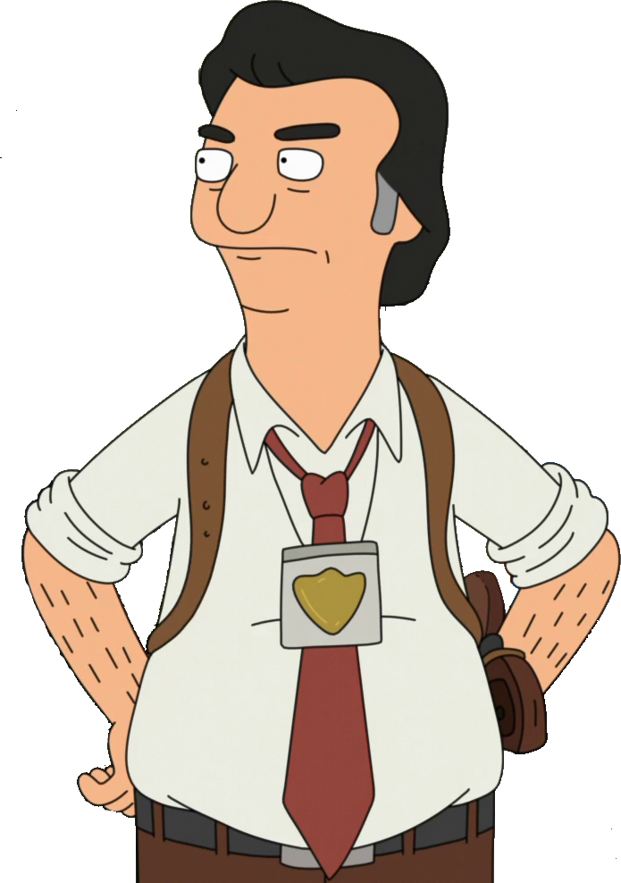 Sergeant Bosco - Bobs Burgers Characters Png (695x988), Png Download