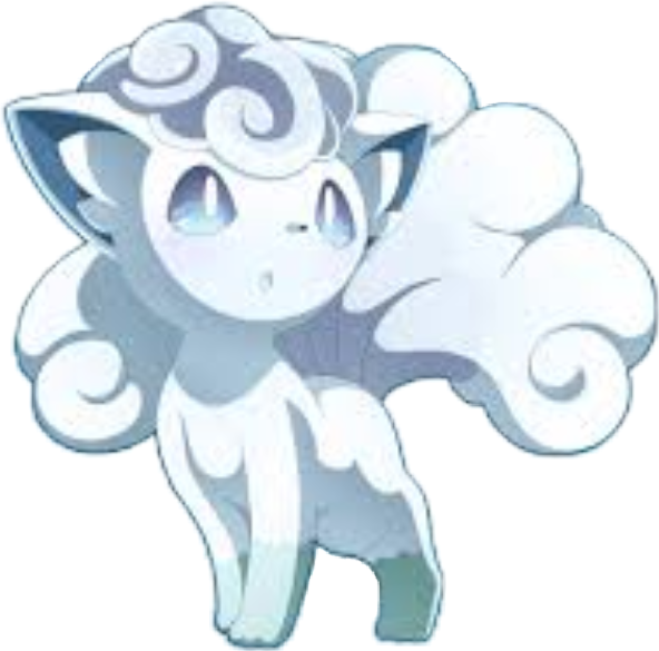 Vulpix Alola Pokemon Pokemon Vulpix - 알 로라 식스 테일 (592x585), Png Download