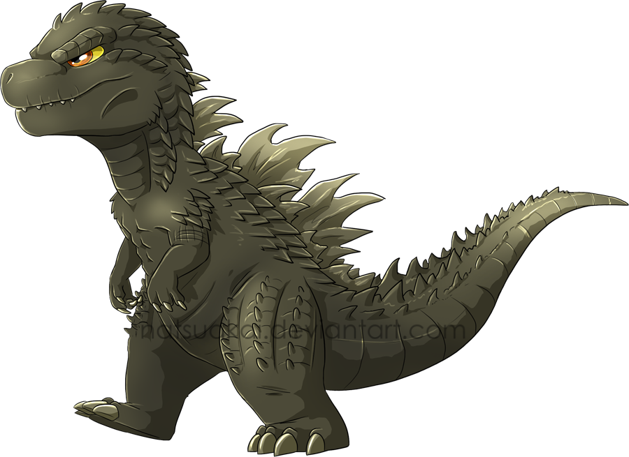 Chibi Godzilla - Godzilla 2014 Chibi Toys (900x655), Png Download