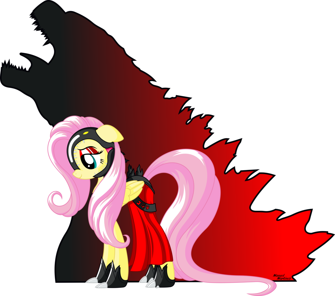 Rexpony, Crossover, Fluttershy, Godzilla, Godzilla - Godzilla A Pony (1158x1024), Png Download