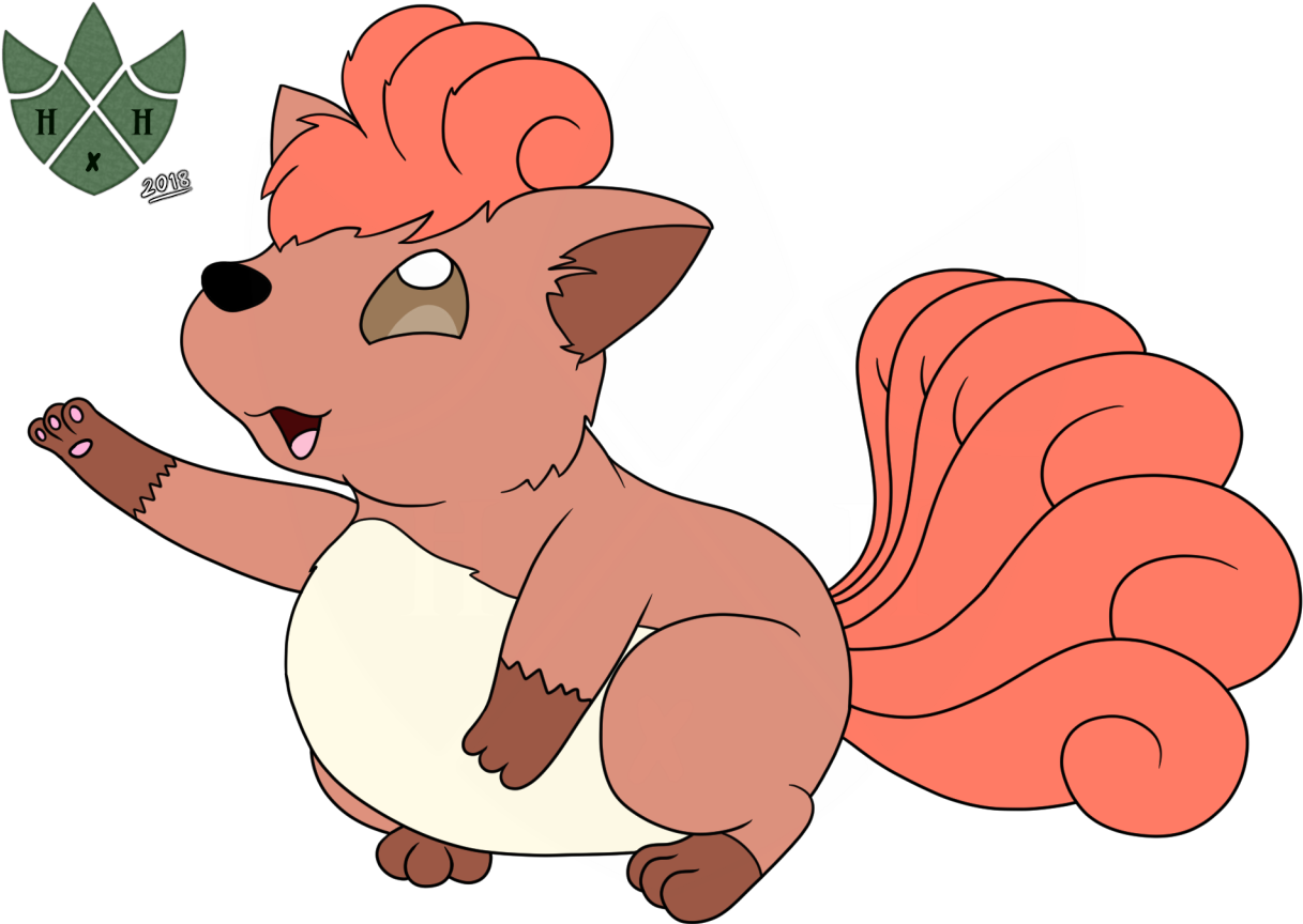 Pudgymon - Vulpix - Fur (1280x896), Png Download