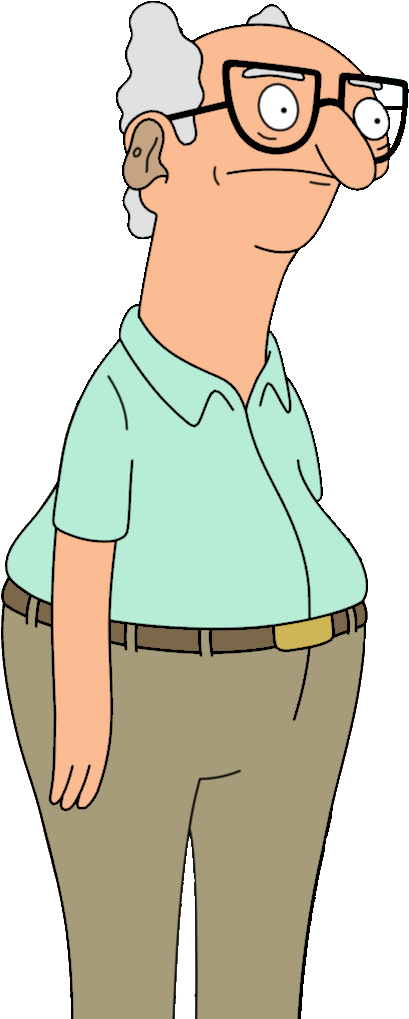 Al2 - Linda's Dad Bob's Burgers (497x1018), Png Download