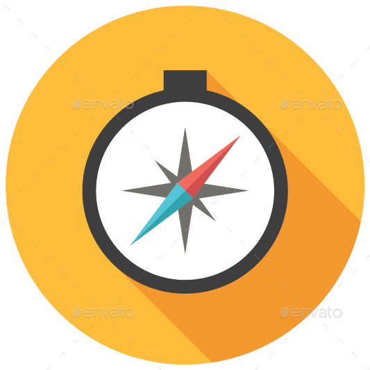 Image Set/png/128x128 Px/compass Icon - Compass Circle Icon Png (533x533), Png Download