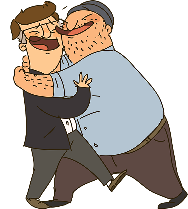 229kib, 733x811, Friendfiction - Bob's Burgers Teddy And Mort (733x811), Png Download