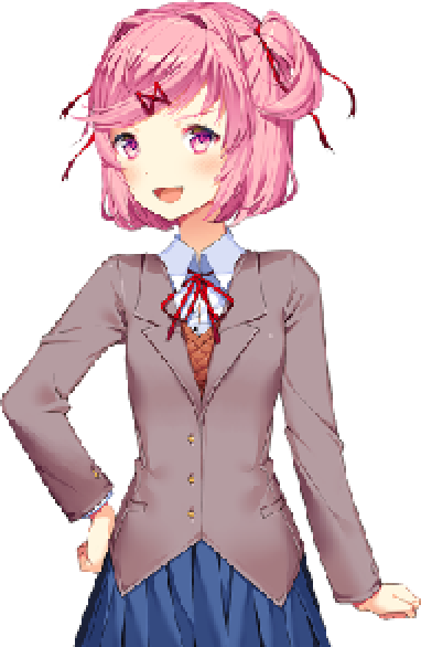 Natsuki - Natsuki Is Not A Trap (382x586), Png Download