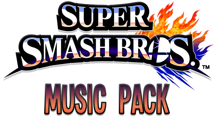 Super Smash Bros Music Pack By Ugly Corny - Super Smash Bros Title (800x400), Png Download