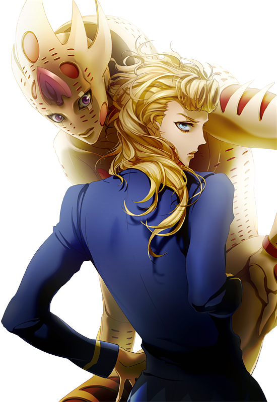 Giorno Giovanna Pose Download - Giorno Giovanna Girl (550x800), Png Download