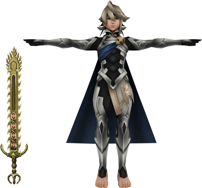Download Zip Archive - Corrin 3d Model (750x650), Png Download