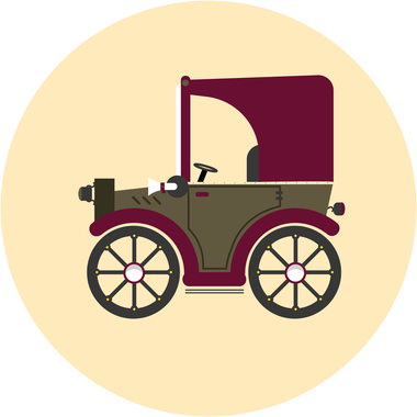 Texture Of Vintage Cars - Cinderella Carriage (380x380), Png Download