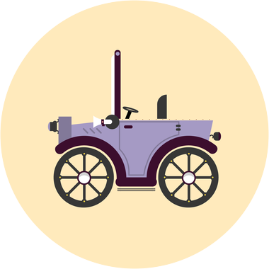 Texture Of Vintage Cars - Vector Graphics (380x380), Png Download