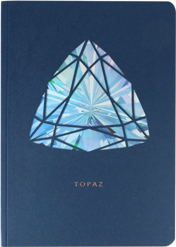 Portico Birthstone Collection A6 Notebook (600x600), Png Download