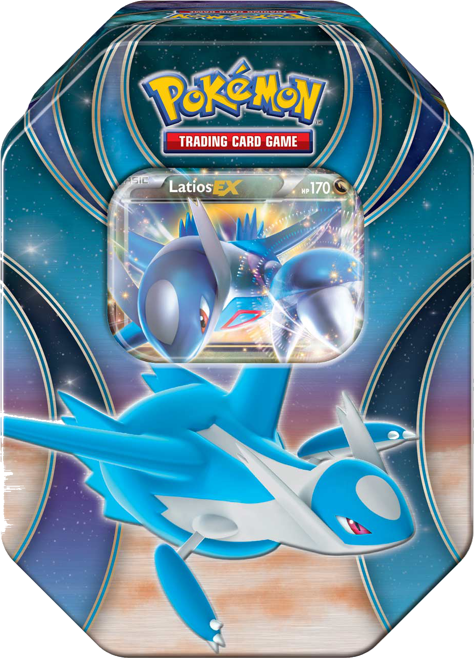 Powers Beyond Tin - Pokemon Tcg Latios Ex Tin (1500x1500), Png Download