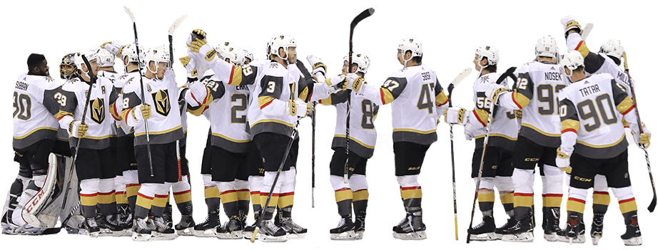 Started This Season - Vegas Golden Knights Team Art (922x351), Png Download