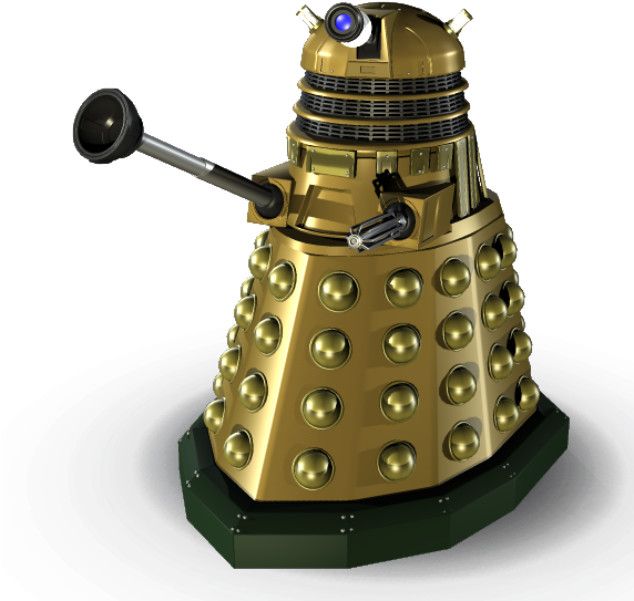 Dalek - Scale Model (571x571), Png Download