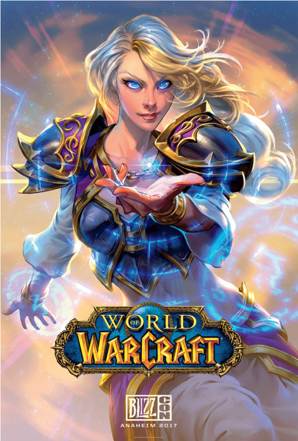 World Of Warcraft Jaina Poster - World Of Warcraft Blizzcon Art (900x900), Png Download