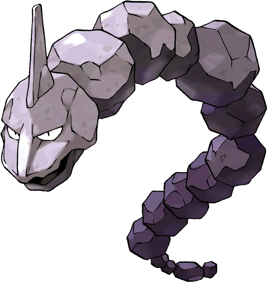 The Rock Snake Pokémon - Onix Pokemon (907x907), Png Download
