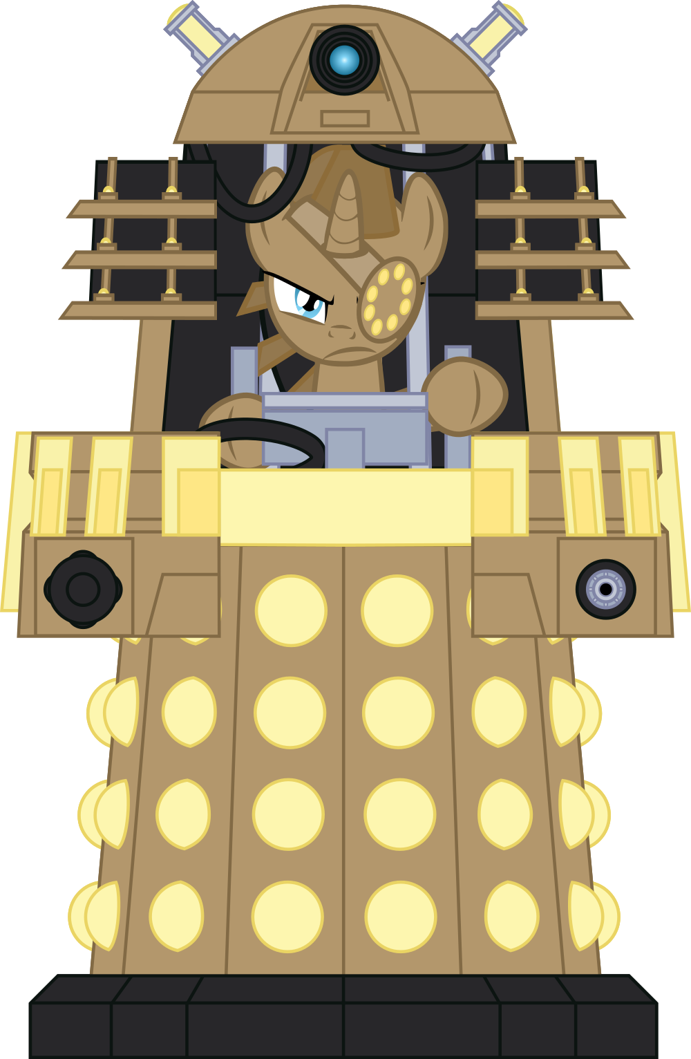 Dalekolt, Dalek, Dalek Emperor, Davros, Doctor Who, - My Little Pony Davros (1000x1532), Png Download