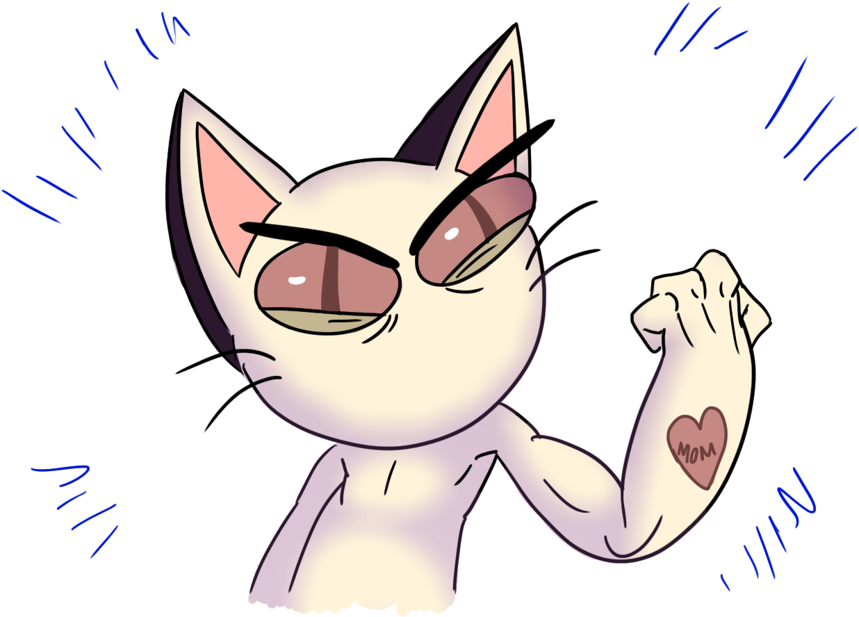 [windows] Cat Rekt 19 January Demo - Cartoon (1482x990), Png Download