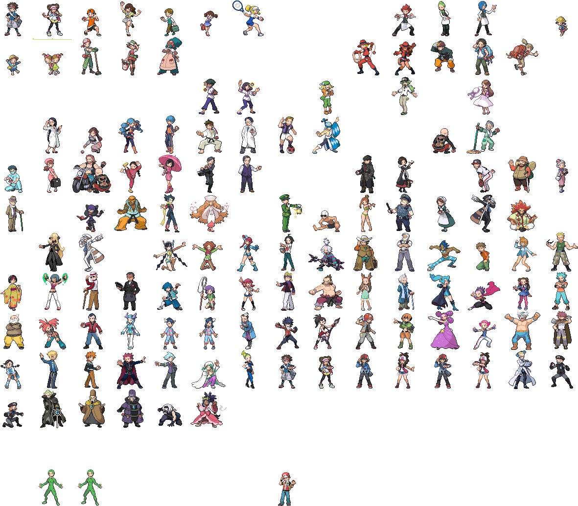 Http - //i - Imgur - Com/r9yze - Pokemon Black 2 Trainer Sprite (1200x1040), Png Download