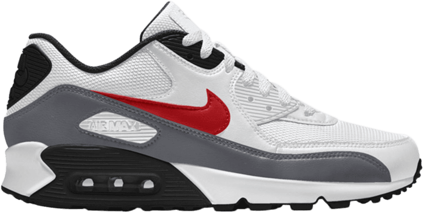 Air Max 90 Leather 'silver Surfer' - Air Max 90 Sem Costura (849x428), Png Download